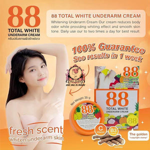 88 TOTAL WHITE UNDERARM CREAM